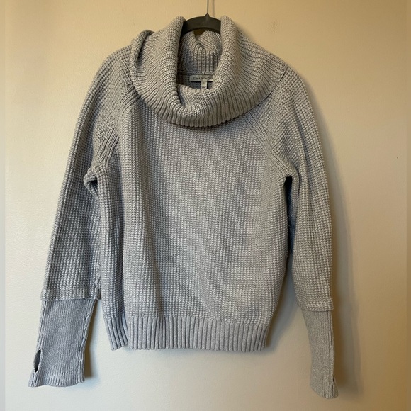 41 Hawthorn Sharon Cowl Neck Cable Knit Sweater Size Large - Picture 3 of 8